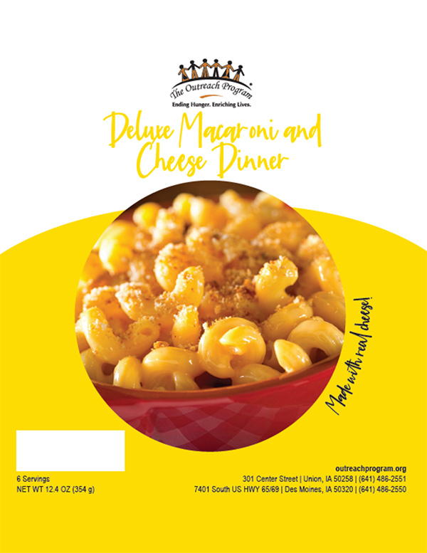 Deluxe Macaroni and Cheese Meal Packet